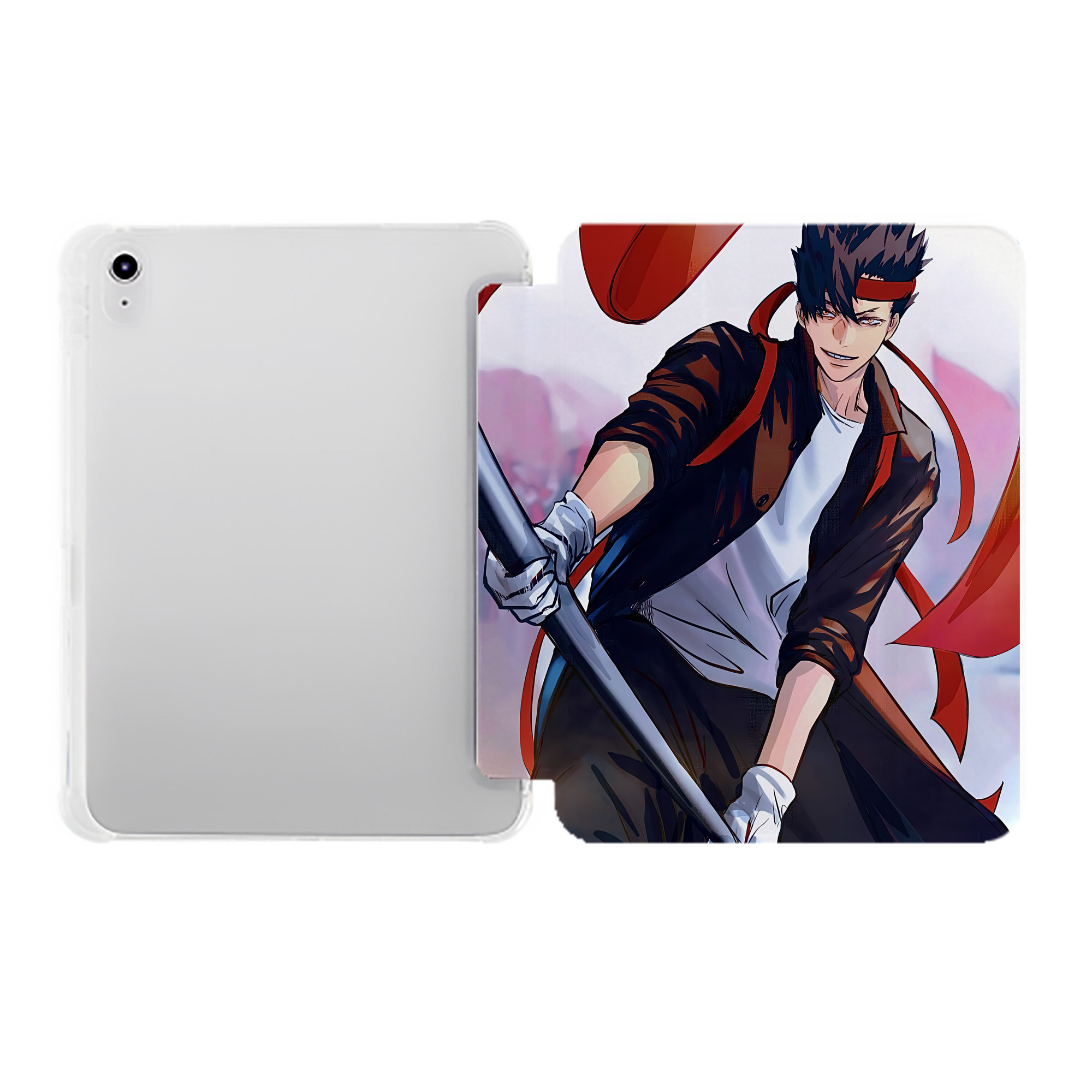 （画像用） ハイキュー!! Haikyu!! IPad ケース ペン収納付き 三つ折りスタンド PUレザー×シリコン 対応機種9.5/10.5/10.9インチ